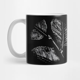 Beech Tree Leafes VINTAGE Background - Shabby Mug